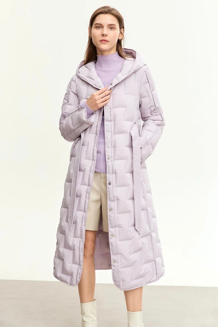 “Winter’s Tale” Women’s Minimalistic Hooded Winter Jacket