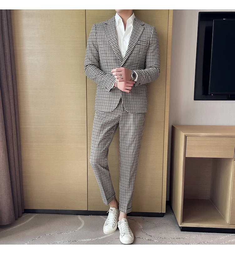 “The Rich” Men’s Designer 2 Piece Formal Business Suit