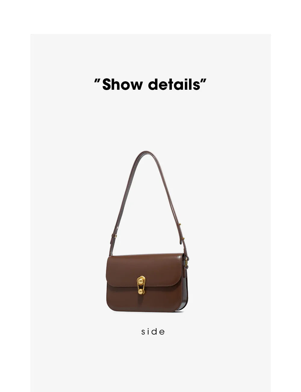 Designae’ Leather Crossbody Shoulder Bag