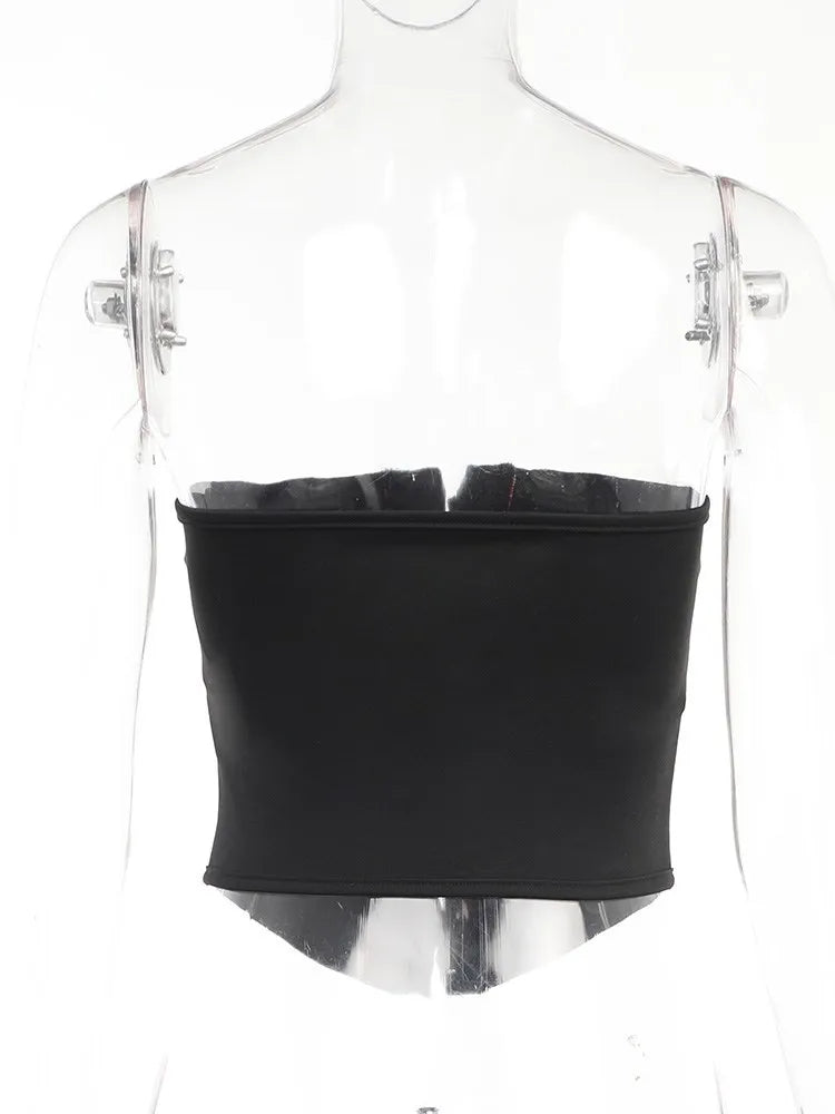 “OutKast” Sexy Backless Gothic Style Tube Top