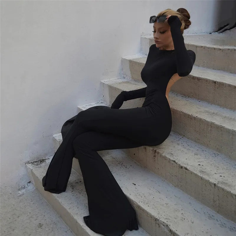 "Sight To See" Women’s Sexy Backless One Piece Jumpsuit