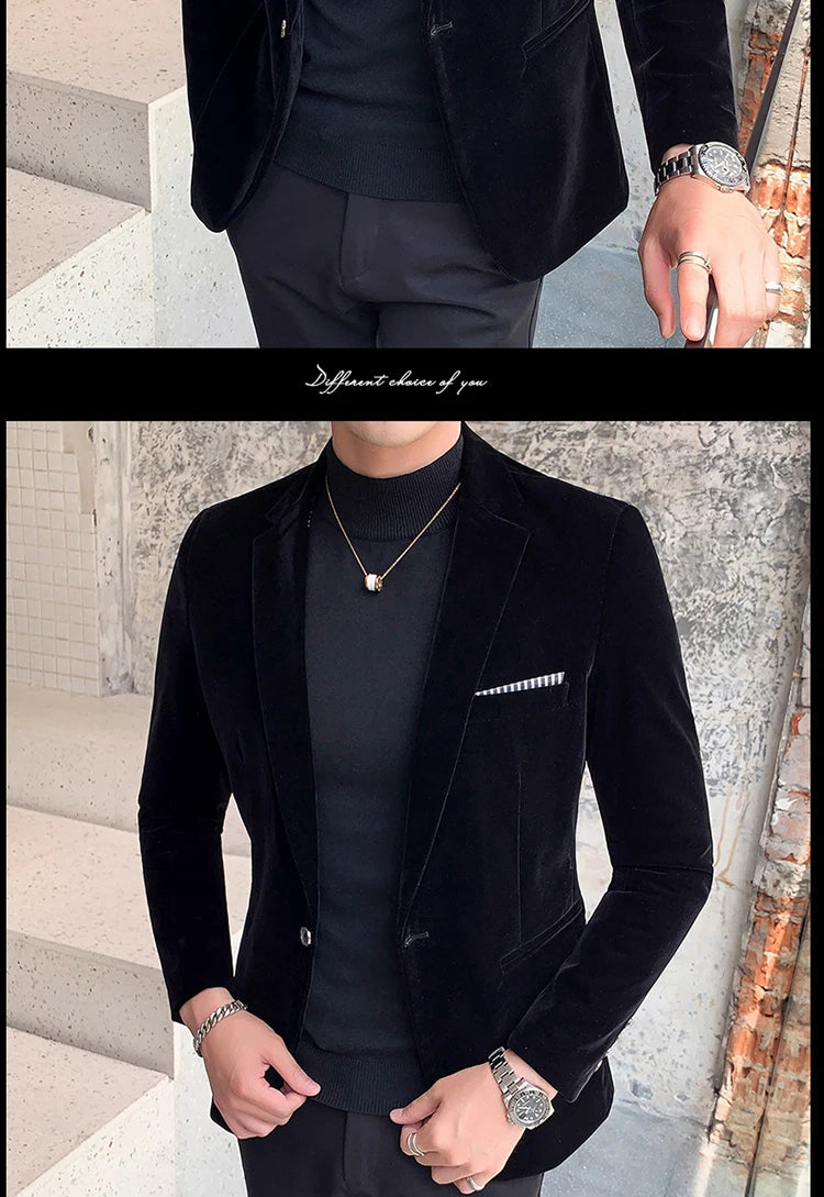 “Gemstone” Men’s Formal Designer Slim Fit Blazer