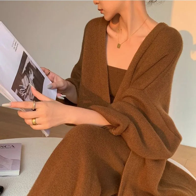 “Deanna” Women’s Cotton Knitted Designer Outfit Set