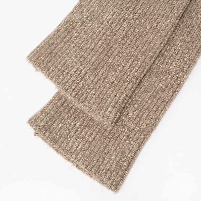 ”Serves Me Better” Women’s Basic Knitted Long Sleeve Turtleneck Sweater