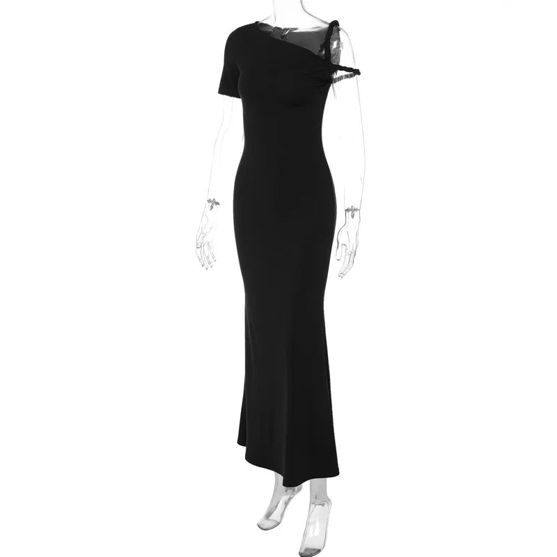 "Sweet Emotions" Women's Asymmetrical One Shoulder Mini Dress