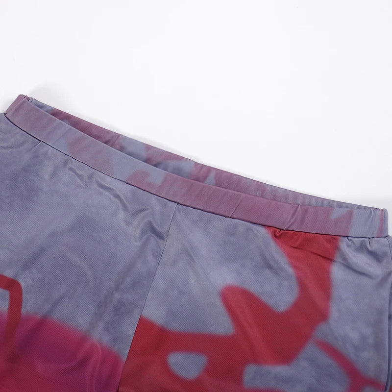 “Yasssss Zaddy" Women's High Waist Print Flare Pants