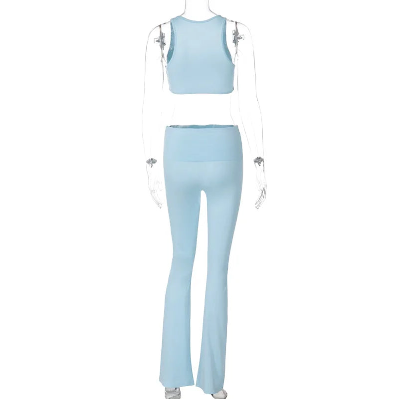 "Runner" Women's Casual Cropped 2 Piece Tracksuit