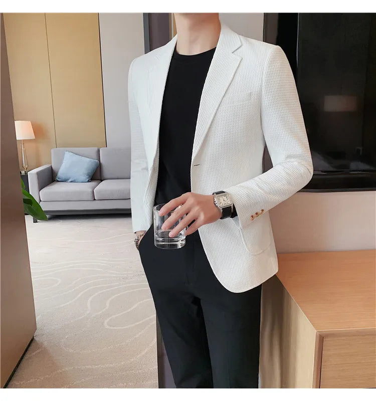 “Don’t Get It Twisted” Men’s Designer Business Casual Suit Jacket