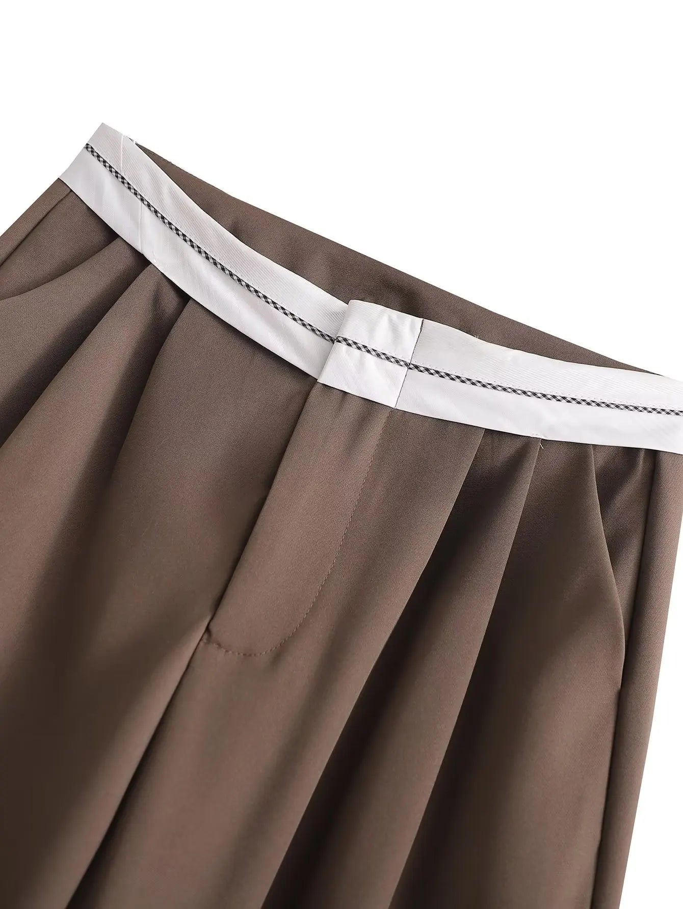 “Italiana” Women’s Business Casual Vintage High Waist Designer Pants